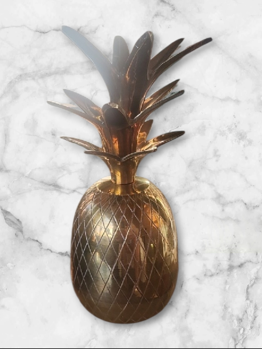 Kikkerland Brass Pineapple Decorative Accent - Brass Finish
